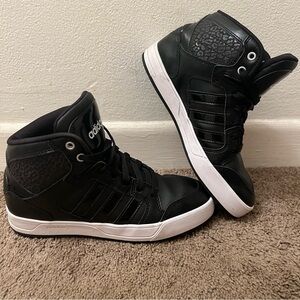 Adidas Neo Raleigh Mid Basketball Athletic Sneakers Shoe Womens Size 6.5 Cheetah